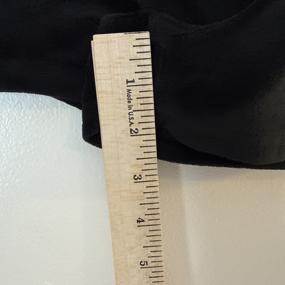 Juicy Couture Sleepwear‎ Booty Shorts Size S Velour Black Rhinestones Y2K Lounge - Picture 5 of 10